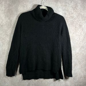 41 Hawthorn Cashmere Turtleneck Sweater Womens Large‎ Black Knit Long Sleeves